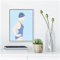 Picture of Swim Competition I  _GroupedProduct_Rectangle_Portrait_Canvas_Framed_