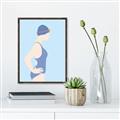 Picture of Swim Competition I  _GroupedProduct_Rectangle_Portrait_Canvas_Framed_