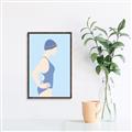 Picture of Swim Competition I  _GroupedProduct_Rectangle_Portrait_Canvas_Framed_
