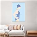 Picture of Swim Competition I  _GroupedProduct_Rectangle_Portrait_Canvas_Framed_