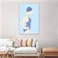 Picture of Swim Competition I  _GroupedProduct_Rectangle_Portrait_Canvas_Framed_