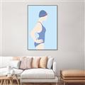 Picture of Swim Competition I  _GroupedProduct_Rectangle_Portrait_Canvas_Framed_