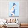 Picture of Swim Competition I  _GroupedProduct_Rectangle_Portrait_Canvas_Framed_