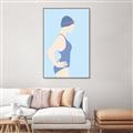 Picture of Swim Competition I  _GroupedProduct_Rectangle_Portrait_Canvas_Framed_