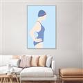 Picture of Swim Competition I  _GroupedProduct_Rectangle_Portrait_Canvas_Framed_