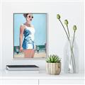 Picture of Beach Walk  _GroupedProduct_Rectangle_Portrait_Canvas_Framed_