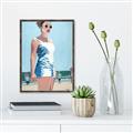 Picture of Beach Walk  _GroupedProduct_Rectangle_Portrait_Canvas_Framed_