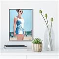 Picture of Beach Walk  _GroupedProduct_Rectangle_Portrait_Canvas_Framed_