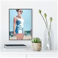 Picture of Beach Walk  _GroupedProduct_Rectangle_Portrait_Canvas_Framed_