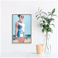Picture of Beach Walk  _GroupedProduct_Rectangle_Portrait_Canvas_Framed_