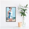 Picture of Beach Walk  _GroupedProduct_Rectangle_Portrait_Canvas_Framed_