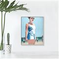 Picture of Beach Walk  _GroupedProduct_Rectangle_Portrait_Canvas_Framed_