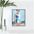 Picture of Beach Walk  _GroupedProduct_Rectangle_Portrait_Canvas_Framed_