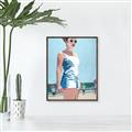 Picture of Beach Walk  _GroupedProduct_Rectangle_Portrait_Canvas_Framed_