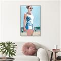 Picture of Beach Walk  _GroupedProduct_Rectangle_Portrait_Canvas_Framed_