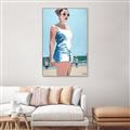 Picture of Beach Walk  _GroupedProduct_Rectangle_Portrait_Canvas_Framed_