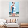 Picture of Beach Walk  _GroupedProduct_Rectangle_Portrait_Canvas_Framed_