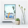 Picture of Surf board _GroupedProduct_Rectangle_Portrait_Canvas_Framed_