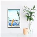 Picture of Surf board _GroupedProduct_Rectangle_Portrait_Canvas_Framed_