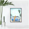 Picture of Surf board _GroupedProduct_Rectangle_Portrait_Canvas_Framed_