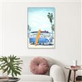 Picture of Surf board _GroupedProduct_Rectangle_Portrait_Canvas_Framed_