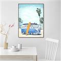 Picture of Surf board _GroupedProduct_Rectangle_Portrait_Canvas_Framed_
