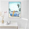 Picture of Surf board _GroupedProduct_Rectangle_Portrait_Canvas_Framed_