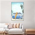 Picture of Surf board _GroupedProduct_Rectangle_Portrait_Canvas_Framed_