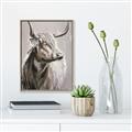 Picture of Harry the Highland _GroupedProduct_Rectangle_Portrait_Canvas_Framed_