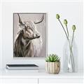 Picture of Harry the Highland _GroupedProduct_Rectangle_Portrait_Canvas_Framed_