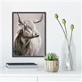 Picture of Harry the Highland _GroupedProduct_Rectangle_Portrait_Canvas_Framed_