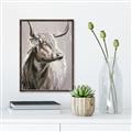 Picture of Harry the Highland _GroupedProduct_Rectangle_Portrait_Canvas_Framed_
