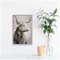 Picture of Harry the Highland _GroupedProduct_Rectangle_Portrait_Canvas_Framed_