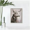 Picture of Harry the Highland _GroupedProduct_Rectangle_Portrait_Canvas_Framed_