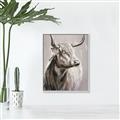 Picture of Harry the Highland _GroupedProduct_Rectangle_Portrait_Canvas_Framed_