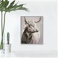 Picture of Harry the Highland _GroupedProduct_Rectangle_Portrait_Canvas_Framed_