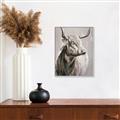 Picture of Harry the Highland _GroupedProduct_Rectangle_Portrait_Canvas_Framed_
