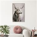 Picture of Harry the Highland _GroupedProduct_Rectangle_Portrait_Canvas_Framed_