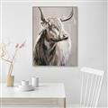 Picture of Harry the Highland _GroupedProduct_Rectangle_Portrait_Canvas_Framed_