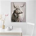 Picture of Harry the Highland _GroupedProduct_Rectangle_Portrait_Canvas_Framed_