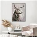 Picture of Harry the Highland _GroupedProduct_Rectangle_Portrait_Canvas_Framed_