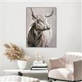 Picture of Harry the Highland _GroupedProduct_Rectangle_Portrait_Canvas_Framed_