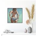 Picture of Beach Bum  _GroupedProduct_Square_Canvas_Framed_