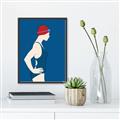 Picture of Swim Competition III  _GroupedProduct_Rectangle_Portrait_Canvas_Framed_