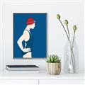 Picture of Swim Competition III  _GroupedProduct_Rectangle_Portrait_Canvas_Framed_