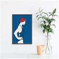 Picture of Swim Competition III  _GroupedProduct_Rectangle_Portrait_Canvas_Framed_