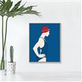 Picture of Swim Competition III  _GroupedProduct_Rectangle_Portrait_Canvas_Framed_