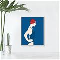Picture of Swim Competition III  _GroupedProduct_Rectangle_Portrait_Canvas_Framed_