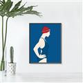 Picture of Swim Competition III  _GroupedProduct_Rectangle_Portrait_Canvas_Framed_