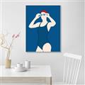 Picture of Swim Competition IV  _GroupedProduct_Rectangle_Portrait_Canvas_Framed_